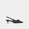 Azaro Slingback heel, Kitten heel
