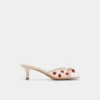 Begoniaa Heeled mule, Kitten heel