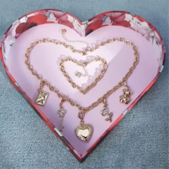 Bemyvalentine Necklace & bracelet set