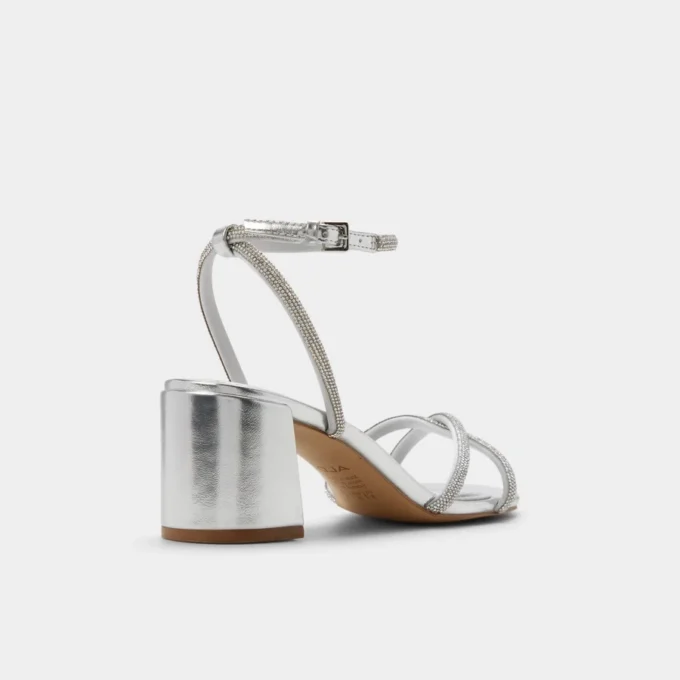 Boucliette Strappy heeled sandal, Block heel Boucliette Strappy heeled sandal, Block heel