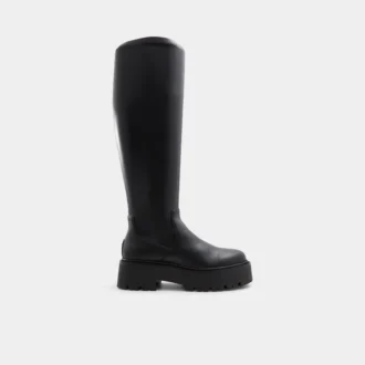 Carelden Knee-high boot, Lug sole