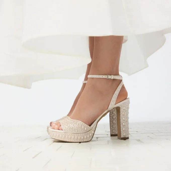 Chicgleam Strappy heeled sandal, Platform Chicgleam Strappy heeled sandal, Platform