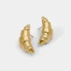 Croissants Button earrings Croissants Button earrings