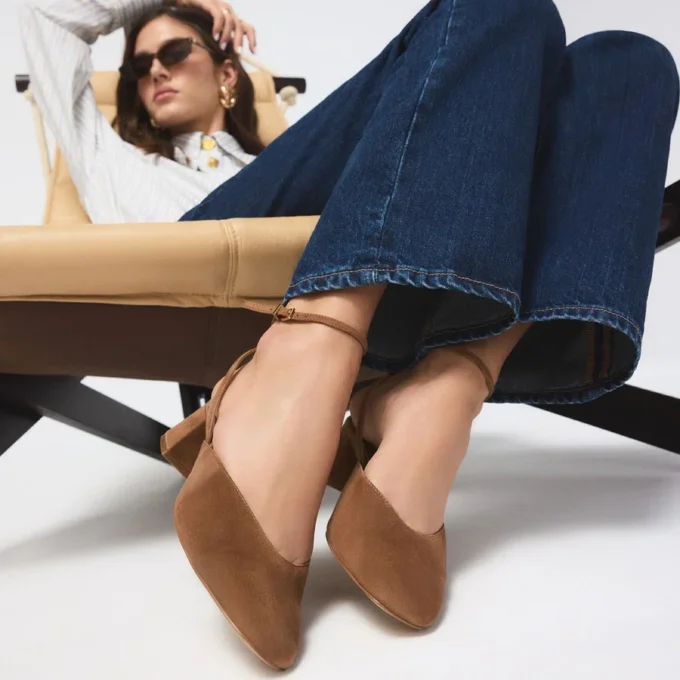 Elianie Strappy heeled shoe, Block heel