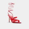Flaming Strappy heeled sandal, Stiletto heel