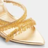 Flaming Strappy heeled sandal, Stiletto heel