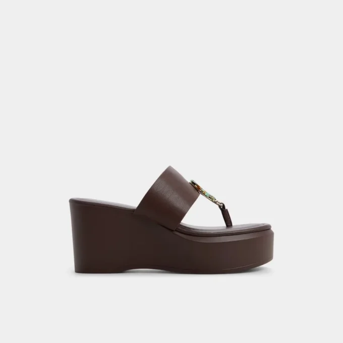 Friegan Slide sandal, Wedge heel Friegan Slide sandal, Wedge heel