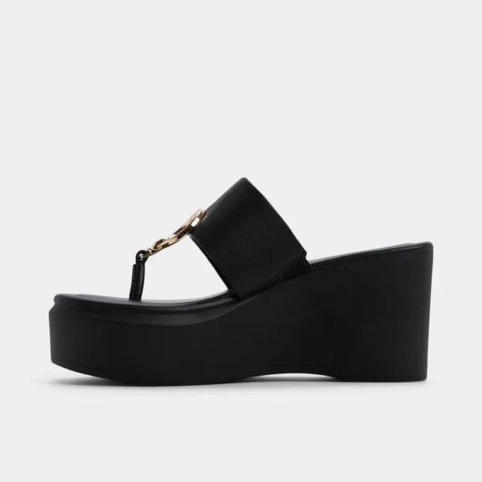 Friegan Slide sandal, Wedge heel Friegan Slide sandal, Wedge heel