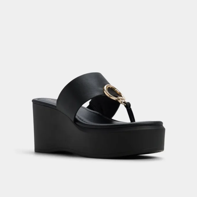 Friegan Slide sandal, Wedge heel Friegan Slide sandal, Wedge heel