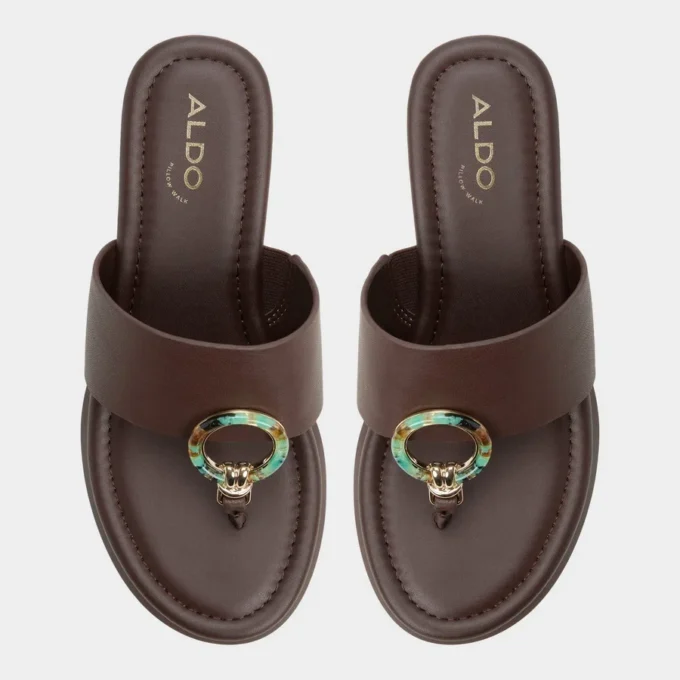 Friegan Slide sandal, Wedge heel Friegan Slide sandal, Wedge heel