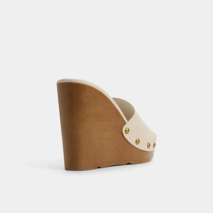 Grounded Wedge sandal, Wedge heel