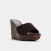 Grounded Wedge sandal, Wedge heel