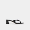 Hazy Block heeled thong sandal