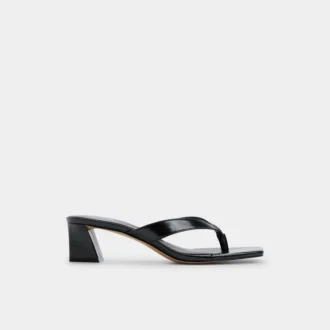 Hazy Block heeled thong sandal