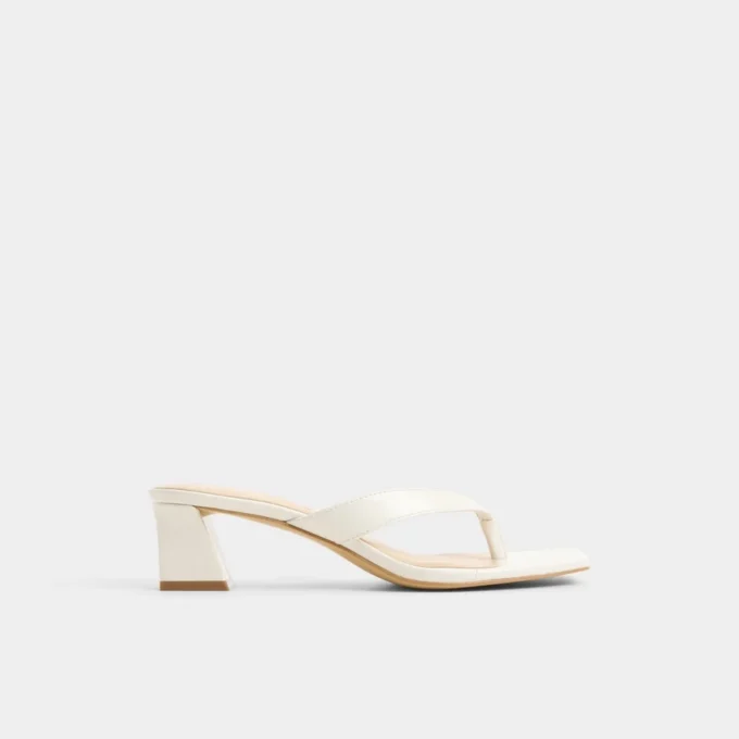Hazy Block heeled thong sandal