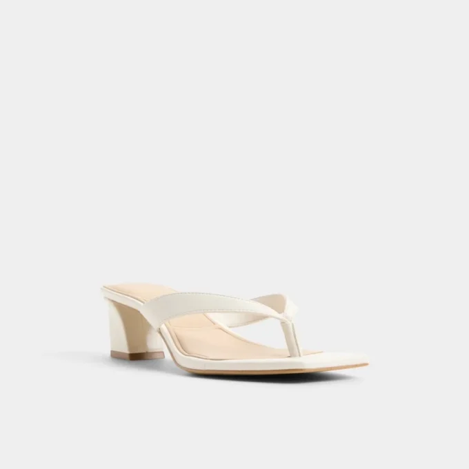 Hazy Block heeled thong sandal