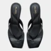 Hazy Block heeled thong sandal