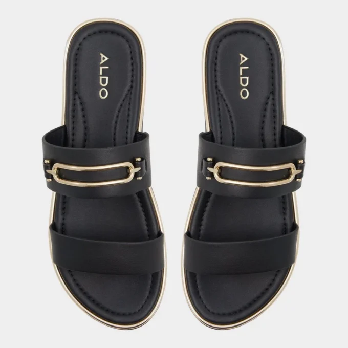 Lagoon Strappy flat sandal, Footbed sandal Lagoon Strappy flat sandal, Footbed sandal