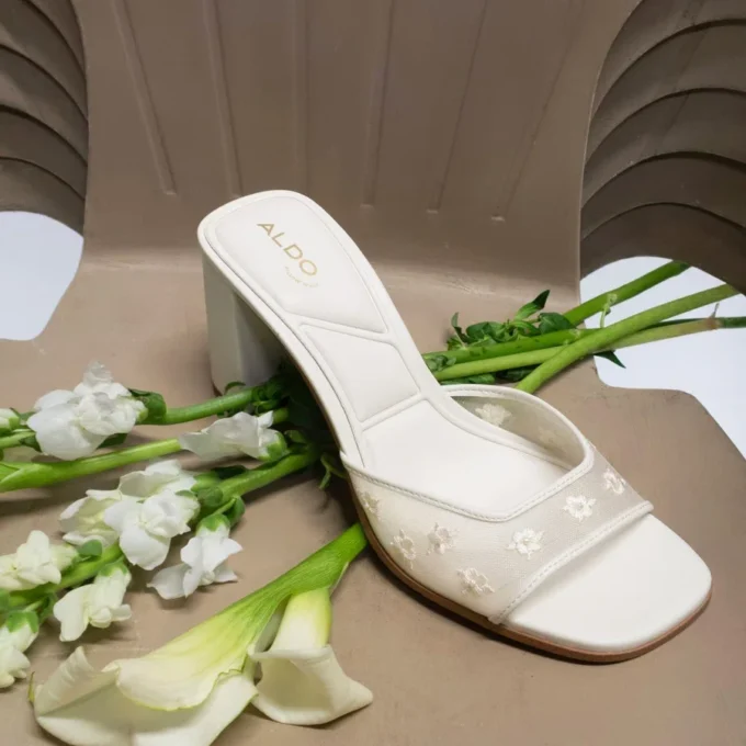 Lisarae Heeled mule, Block heel