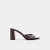 Lisia Heeled mule, Block heel