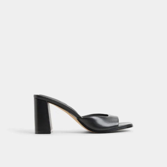 Lisia Heeled mule, Block heel