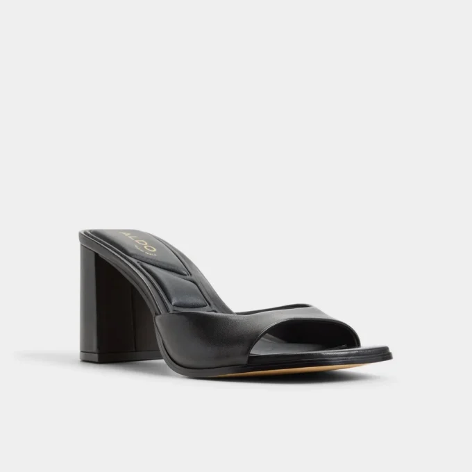 Lisia Heeled mule, Block heel