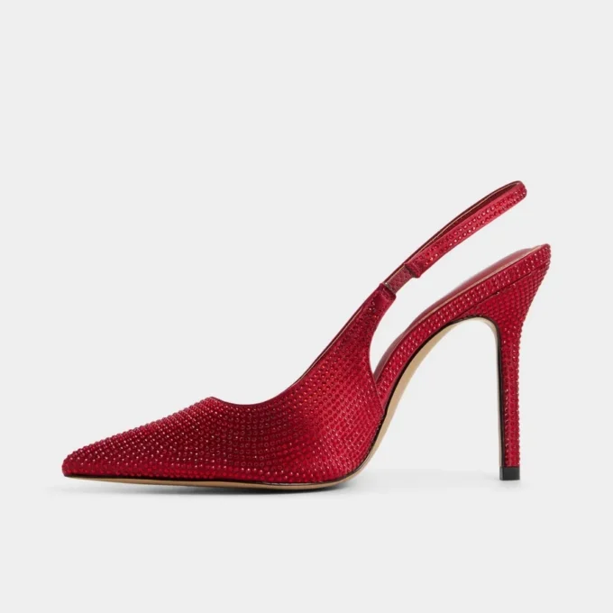 Lovebloom-xt Slingback heel, Stiletto heel