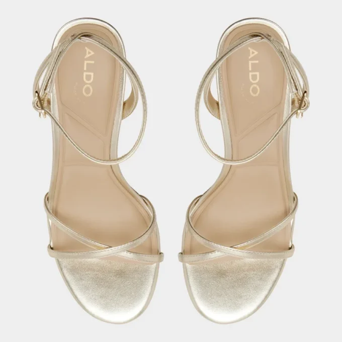 Marbela Strappy heeled sandal, Block heel