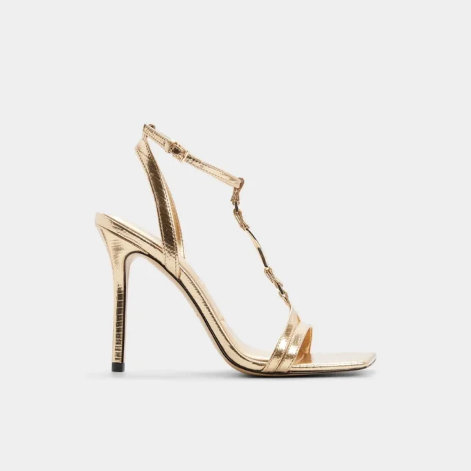 Morly T-strap heeled sandal