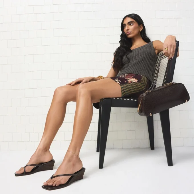 Nadiana Wedge sandal, Wedge heel