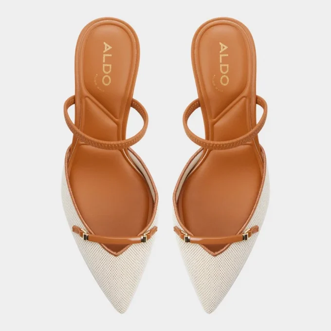 Nailah-xt Slingback heel, Kitten heel
