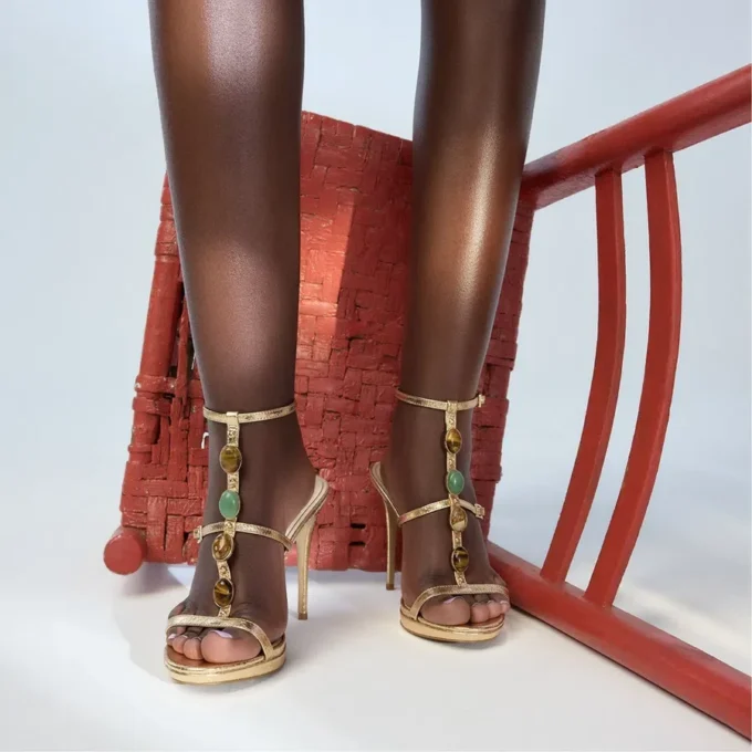 Opalia Strappy heeled sandal, Platform Opalia Strappy heeled sandal, Platform