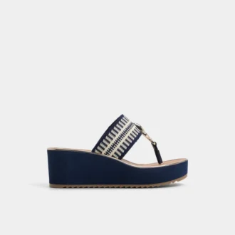 Penelopy T-strap wedge sandal, Wedge heel