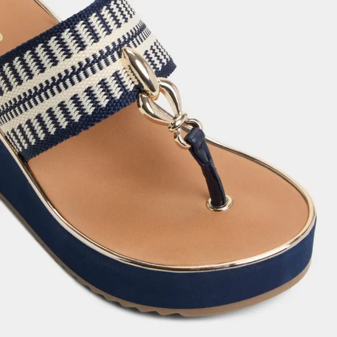 Penelopy T-strap wedge sandal, Wedge heel Penelopy T-strap wedge sandal, Wedge heel