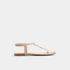 Sandstone T-strap sandal