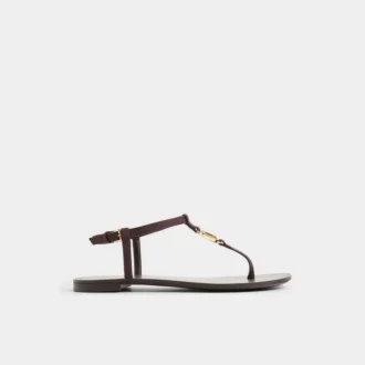 Sandstone T-strap sandal