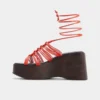 Timber Strappy wedge sandal, Wedge heel