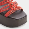 Timber Strappy wedge sandal, Wedge heel